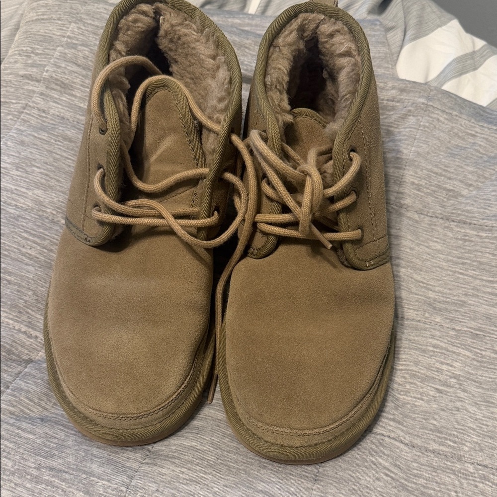 UGG Women's Tan Lace Up Boots